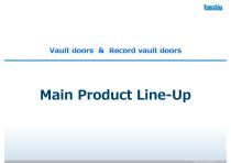 Vault doors & Record vault doors - Main Product Line-Up