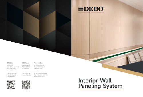 DEBO Interior Wall Panelling System