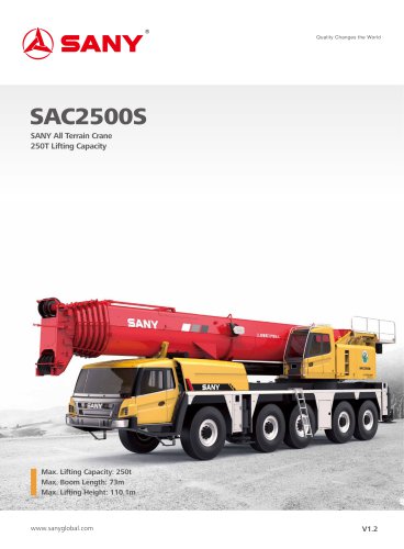 All-terrain Crane-SAC2500S