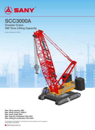 Crawler crane-SCC3000A