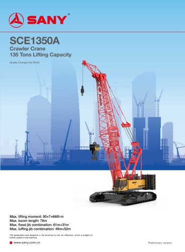 Crawler crane-SCE1350A