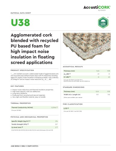 MDS - Acousticork Underscreed U38 EN