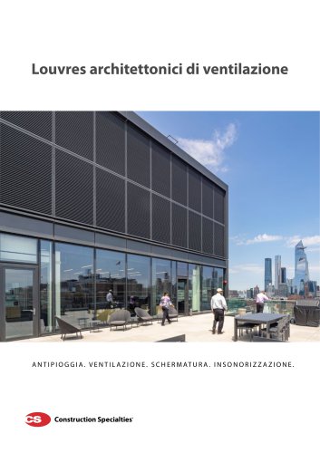 Louvres Architettonici di ventilazione