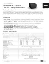 ShowMatch™ SMS118 DeltaQ™ array subwoofer