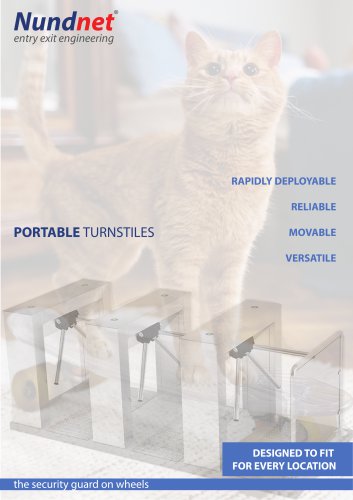 Portable turnstiles