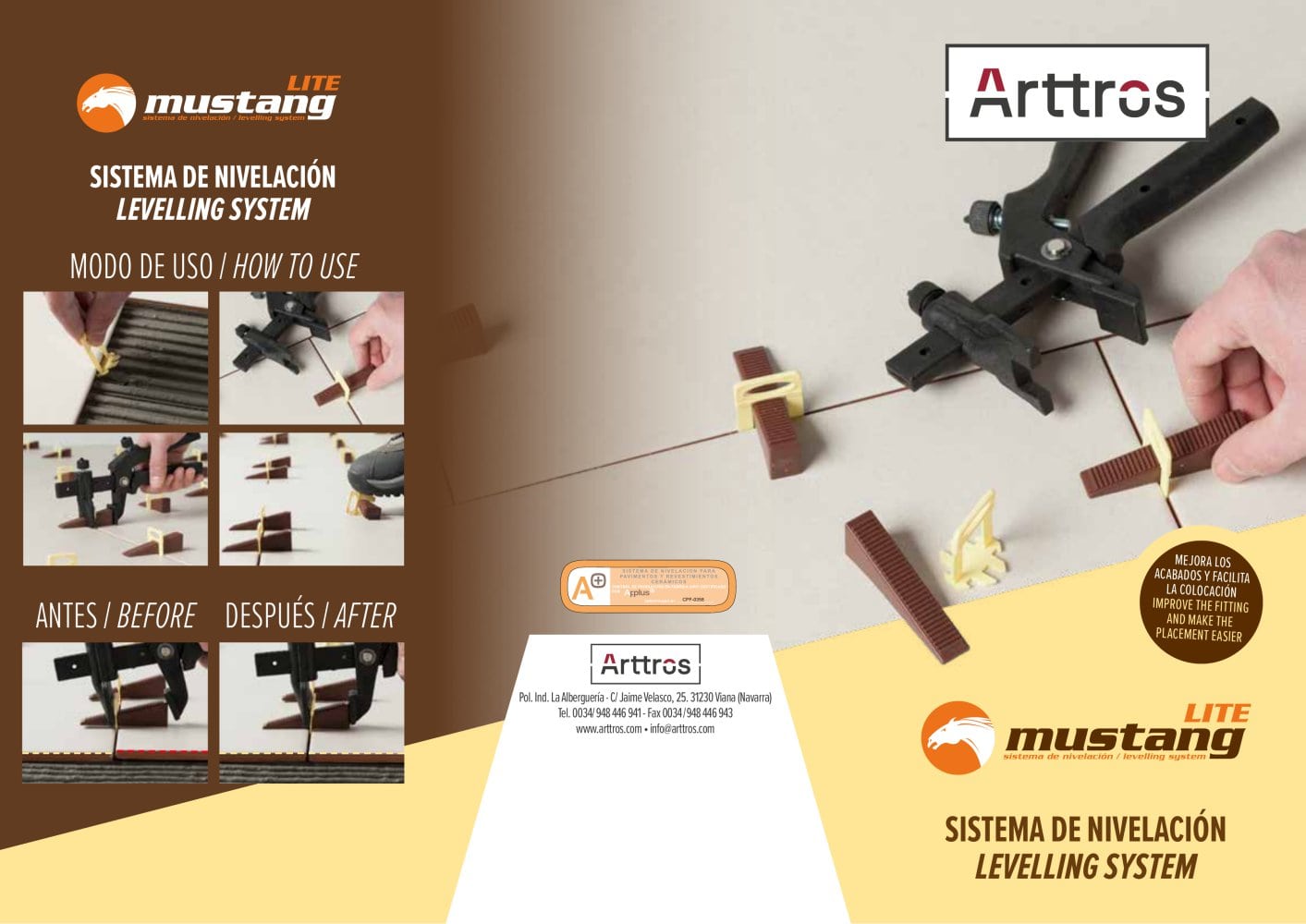 Mustang Lite - ARTTROS LEVELLING SYSTEMS