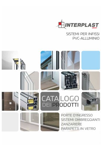 SISTEMI PER INFISSI PVC-ALLUMINIO