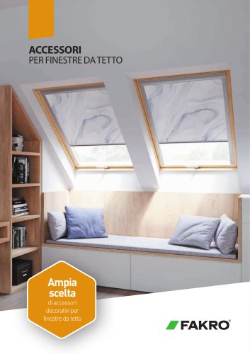 FAKRO ACCESSORI PER FINESTRE DA TETTO