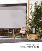 FAKRO VERTICAL AWNING BLINDS