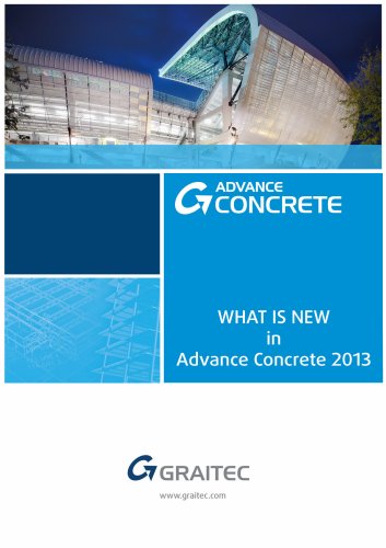 What's new in Advance Concrete 2013 release