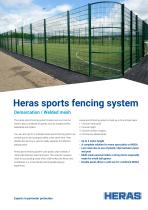 Heras sports fencing system