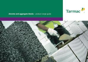 Aircrete and aggregate blocks product range guide