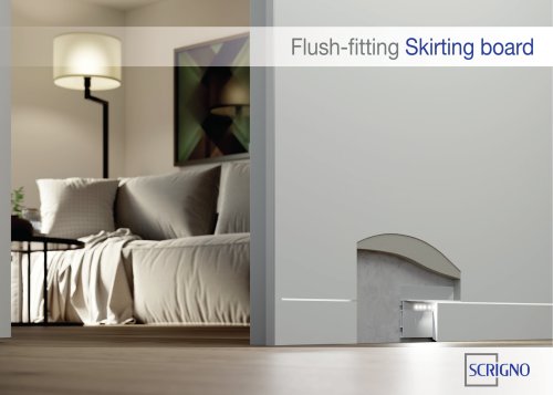 Flush-fitting Skirting board