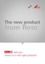 RotoQ tells you when it's in the right position!