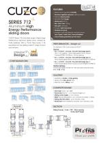 Cuzco® aluminium sliding doors