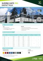 Sliding Gate Pro - Exotic® Plus