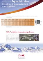 AQUACIAT CALEO - NI0921B - CIAT - Catalogo PDF | Documentazione | Brochure