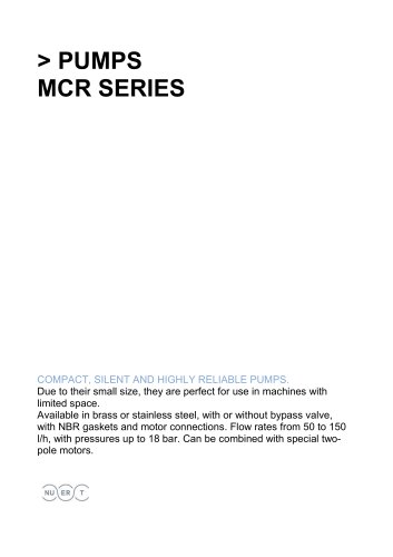 MCR SERIES