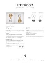 CRYSTAL BULB WALL LIGHT