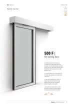 500 F | fire sliding door