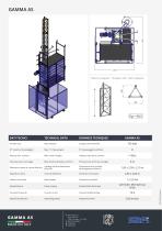 GAMMA AS - Ascensore da cantiere 700 kg - 2