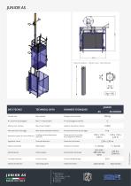 JUNIOR AS - Ascensore da cantiere 650 kg - 2