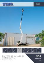 SCA23 HE+H - Piattaforma aerea telescopia articolata + JIB - 23 m - 1