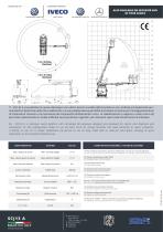 SCJ 13A - Piattaforma aerea telescopia + JIB (su VAN) - 13 m - 2