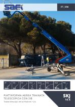 SKJ 14X - Piattaforma aerea telescopica trainata + JIB - 14 m - 1