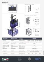 VISION AS - Ascensore da cantiere per persone e cose fino a 2.000 kg - 2