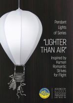 Pendant Lights of Series “LIGHTER THAN AIR”