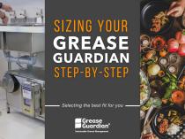 Grease Guardian sizing guide