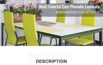 Polybett Colorful Core Phenolic Laminate Board