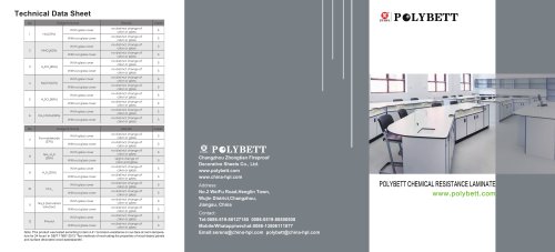 Polybett HPL Laboratory PRO