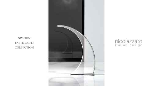 Collezione Simoon - lampada da tavolo