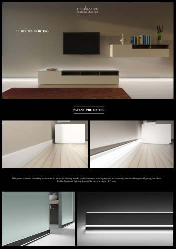 Luminous Skirting - Patent Protected