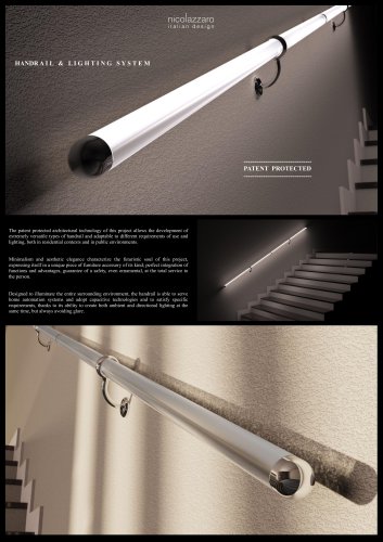 PATENT PROTECTED - HANDRAIL & LIGHTING SYSTEM - GRAB RAIL & LIGHTING SYSTEM