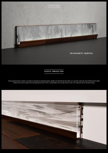 PATENT PROTECTED - TRANSPARENT SKIRTING