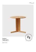 Trefoil Table Ø75