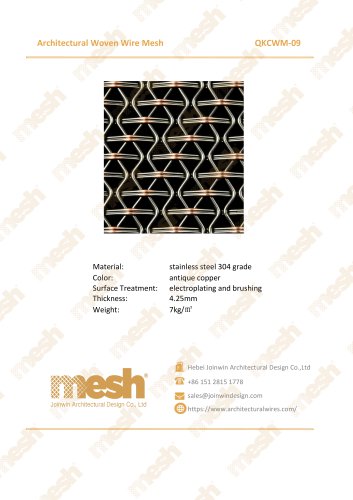 Architectural Woven Wire Mesh - QKCWM-09