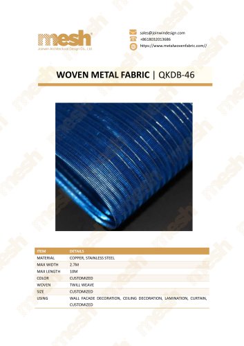 WOVEN METAL FABRIC QKDB-46