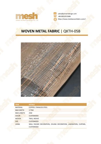 WOVEN METAL FABRIC QKTH-05B