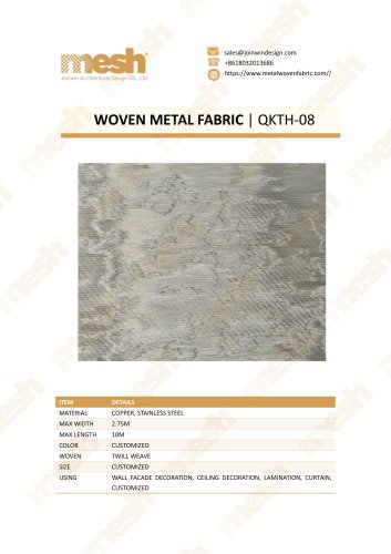 WOVEN METAL FABRIC QKTH-08