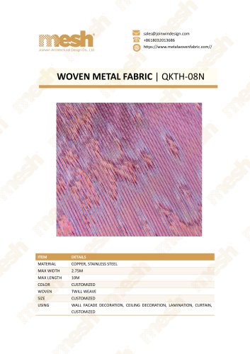 WOVEN METAL FABRIC QKTH-08N