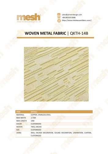 WOVEN METAL FABRIC QKTH-14B