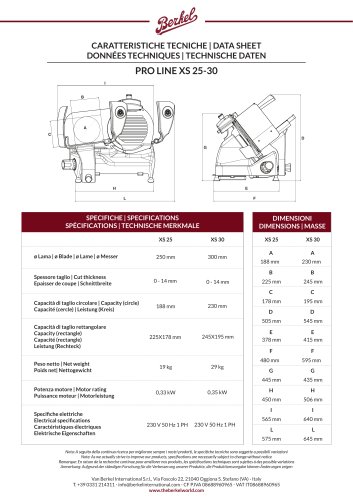 PRO LINE XS 25-30