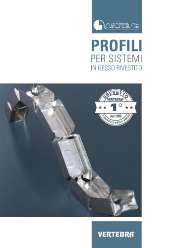 Profili per sistemi in gesso rivestito