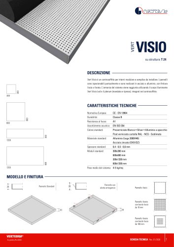 VertVisio T24 Technical Sheet ITA