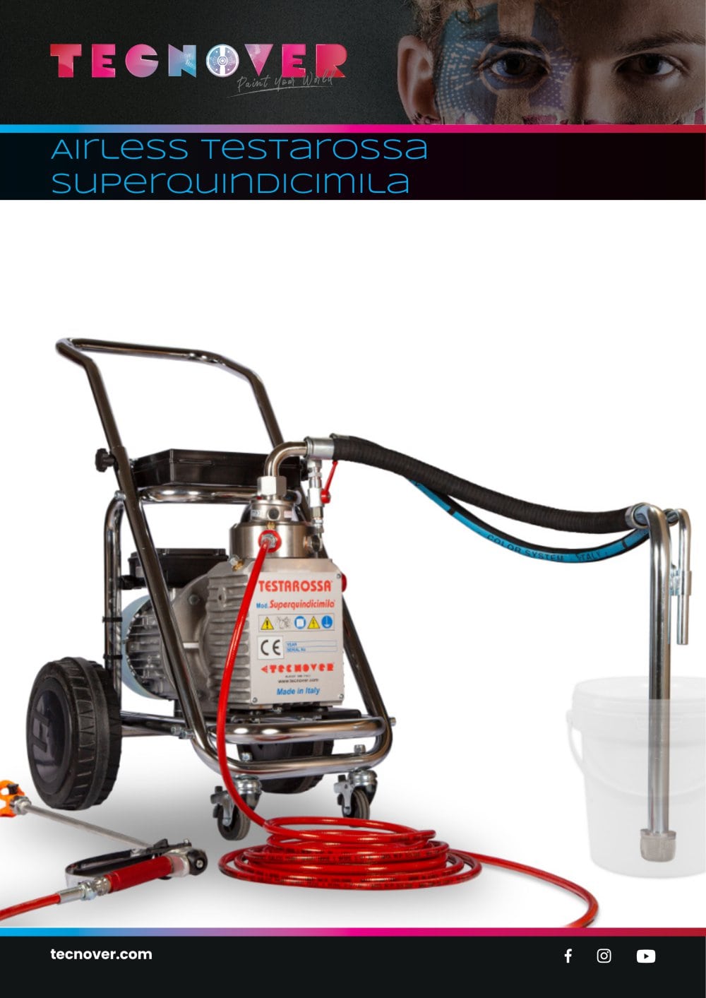 TECNOVER Testarossa Superquindicimila Airless Paint Sprayer - Tecnover