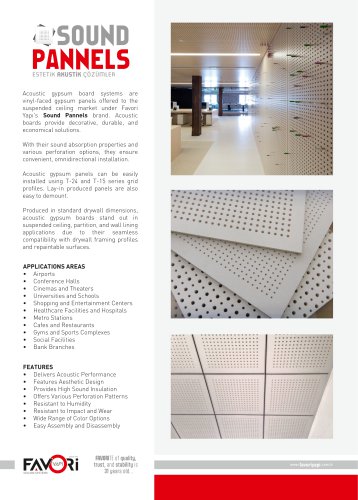 ACOUSTIC / SOUND PANELS